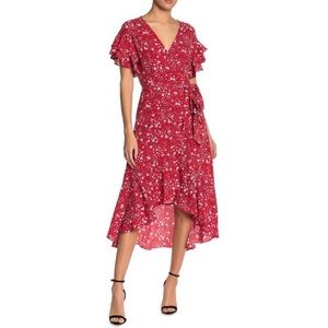Max Studio Midi Wrap Dress
